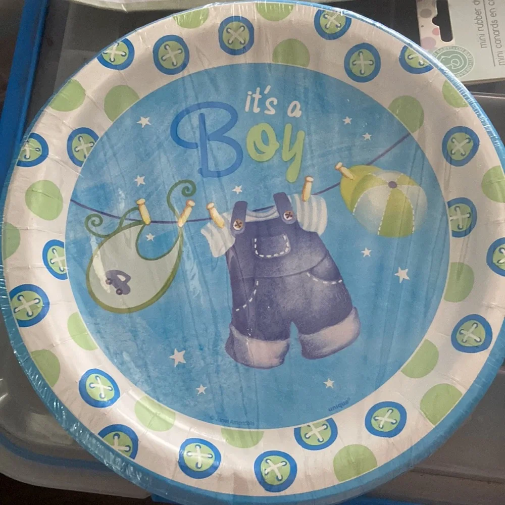 Baby boy baby shower decorations all new